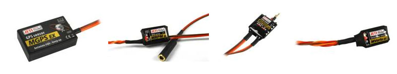 Jeti Duplex Modules and Telemetry Sensors (GPS, RPM, Speed, Vario Meter and Current 200A)