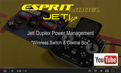 Jeti Duplex Power Management Wireless Switch & Central Box
