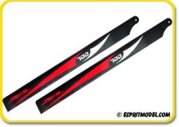 Zeal Carbon Fiber Main & Tail Helicopter Blades