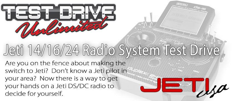 Jeti DS-14/16 & DC/DS-24 Radio System Test Drive