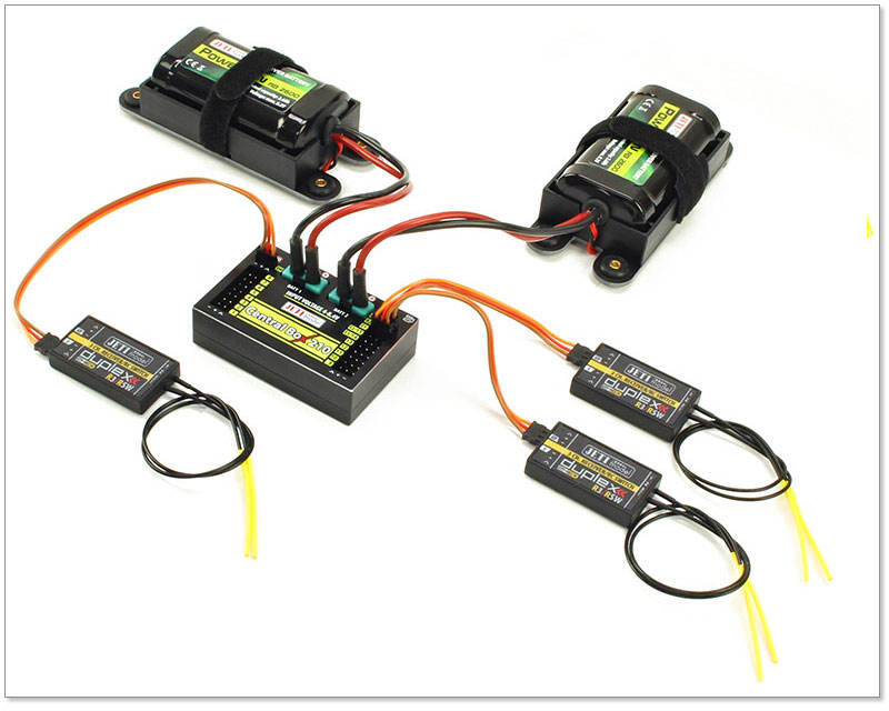 Jeti Central Box 210 Power Distribution