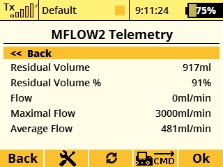 Jeti Telemetry Sensor Fuel Flow MFlow2 Replacement Module