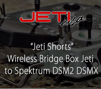 Wireless Bridge Box Jeti to Spektrum DSM2 DSMX