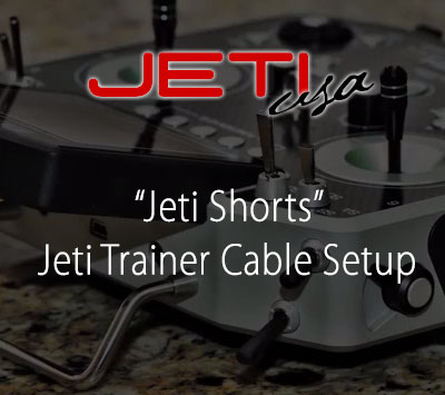 Jeti Trainer Cable Setup