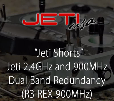 Jeti 2.4GHz and 900MHz Dual Band Redundancy (R3 REX 900MHz) 