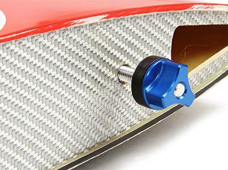 Wing Bolts/Wing Nuts Aluminum M6 Blue (2)