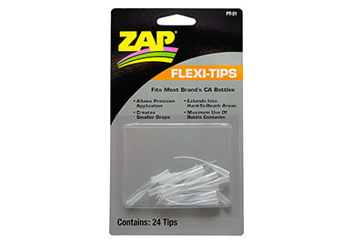 Zap CA Glue Nozzle Z-Ends (10)