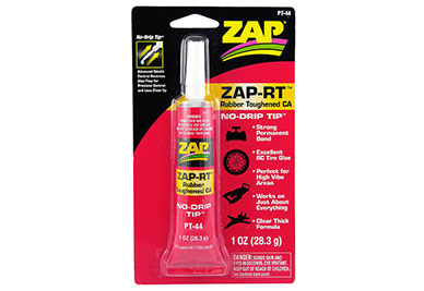 Zap CA Thick Rubber Toughened Glue 1 oz. (28g) PT-44
