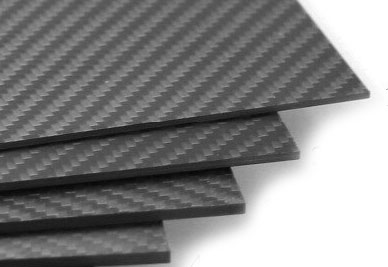 Carbon Fiber Sheets 10'' x 15 3/4'' (250mm x 400mm)
