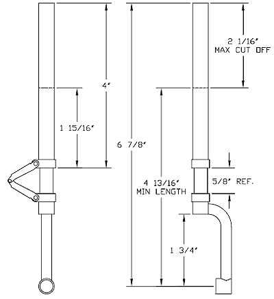 Robart RoboStrut Offset Right 3/8