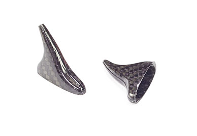 Antenna Support Covers Carbon Fiber (2)