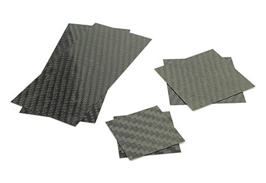 Servo Fairings/Covers Carbon Fiber (70x70mm) Flat