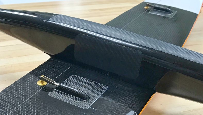 Servo Fairing/Cover Carbon Fiber w/5mm Relief (90x75mm)