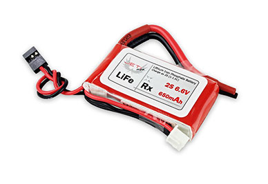 Jeti Receiver Battery Pack 650mAh 6.6V LiFe