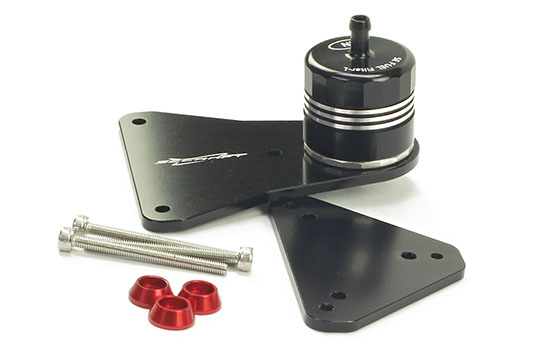 Fuel Filter Large SE-L w/Installation Bracket (Black)
