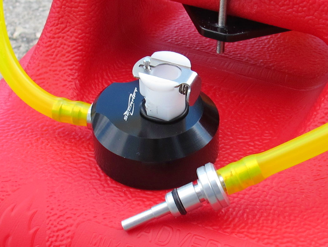Fuel Jerry Can Refueling Cap System W Fittings V3 Red Black