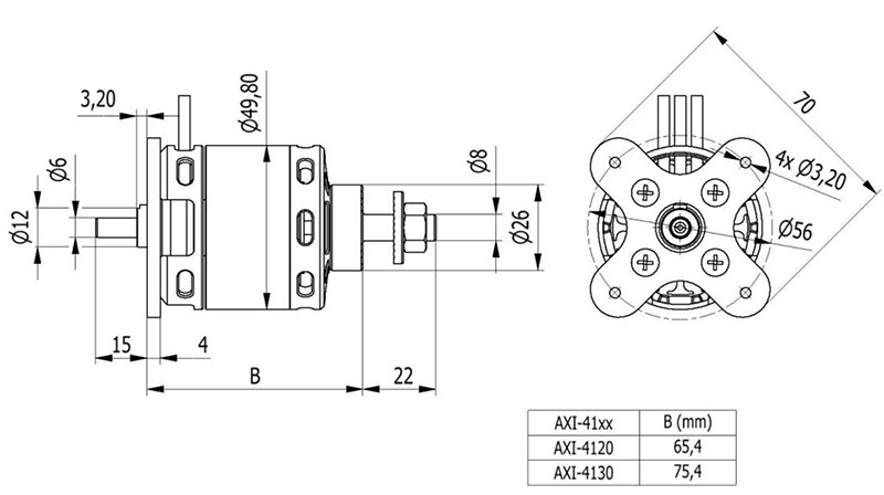 AXi 4130/16 Outrunner Brushless Motor V2