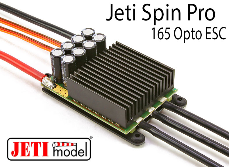 Jeti Spin Pro 165 Opto Brushless ESC with Telemetry