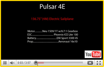 Pulsar 4E on Youtube