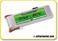 EM Rx Battery Pack 2200mAh 7.4V