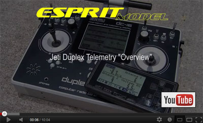 Jeti Duplex Telemetry Overview