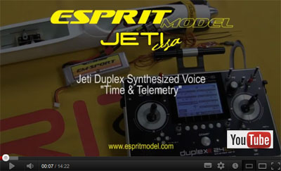Jeti Duplex 2.4Ghz Synthesized Voice Time & Telemetry