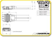 Castle Creation Talon 90 6S/20A BEC Brushless ESC