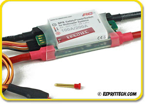 Emcotec Safety Power Switch SPS 34V 100/200A