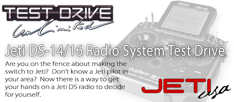 Jeti DS-14/16 Radio System Test Drive