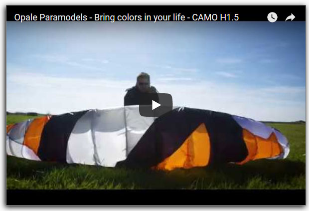 Paraglider Wing Camo Hybrid 1.5/2.74m Aerobatic