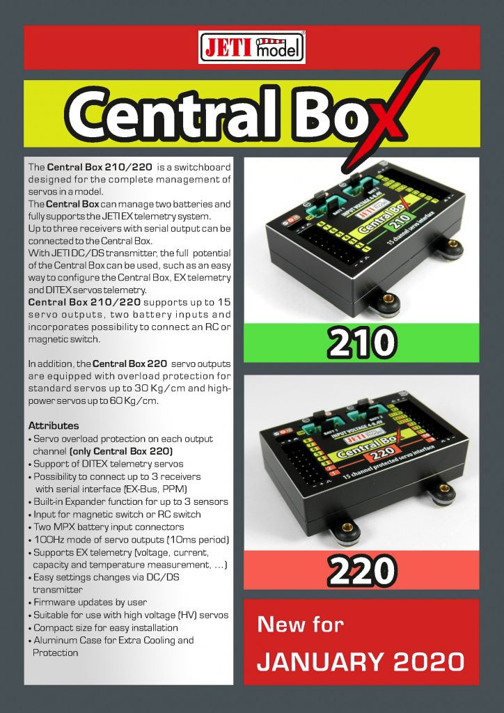 Jeti Central Box 210/220