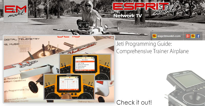 Jeti Programming Guide: Comprehensive Trainer Airplane
