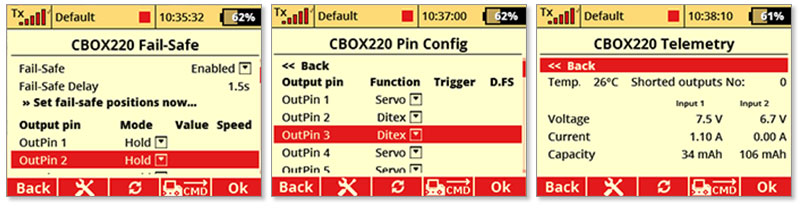 Jeti Central Box 220 Power Distribution