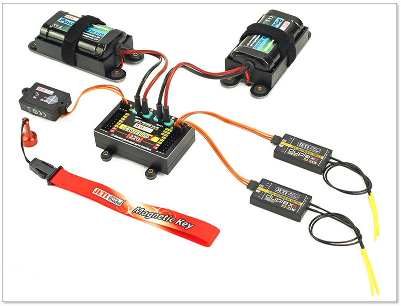 Jeti Central Box 220 Power Distribution