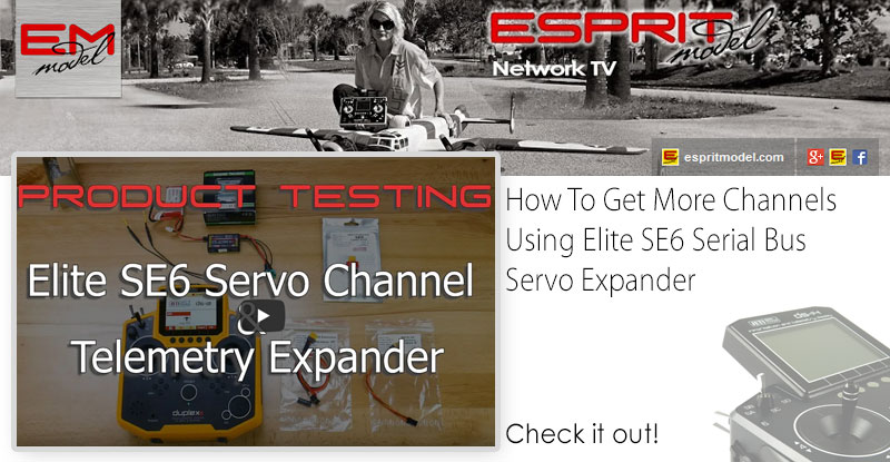 How To Get More Channels Using Elite SE6 Serial Bus Servo Expander