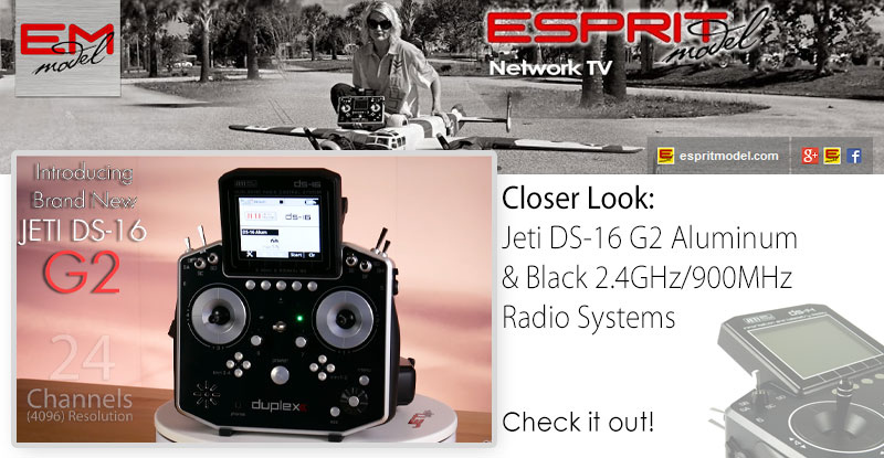 Closer Look: Jeti DS-16 G2 Aluminum & Black 2.4GHz/900MHz Radio Systems