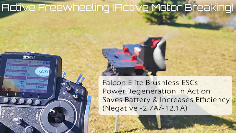 Power Testing & Settings - Elite 130HV Brushless ESC w/Active Freewheeling (Active Motor Braking)
