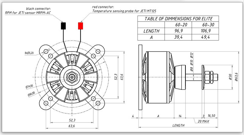 Esprit Brushless Motors Elite Super HD Outrunner (2000W - 9800W)