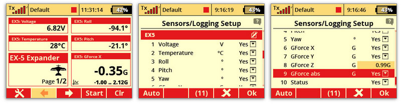 Elite EX5 Serial Bus Dual Input Servo Channel Expander w/G-Force, Temperature Sensors & Stabilization