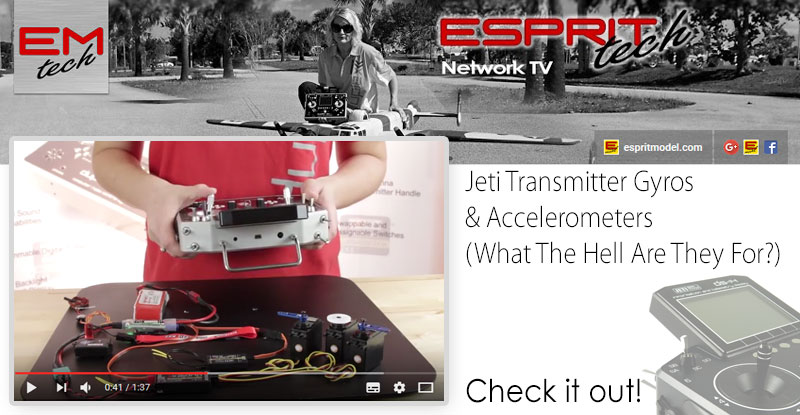 Jeti Transmitter Gyros & Accelerometers (What The Hell Are They For?)