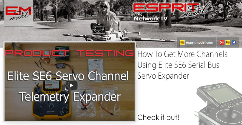 Product Testing: Elite SE6 Servo Channel & Telemetry Expander