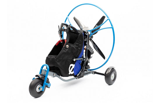 Paramotor Backpack L2 Landing Gear Set Carbon Wheel Fenders