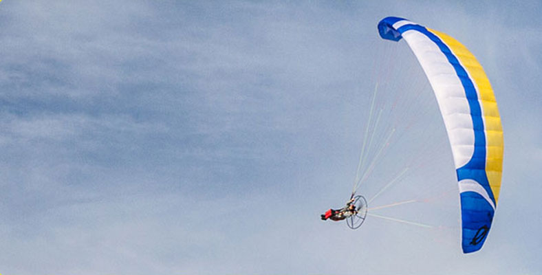 Click for larger photo Paramotor Tom & Hybrid 5.2/5.25m Combo Package
