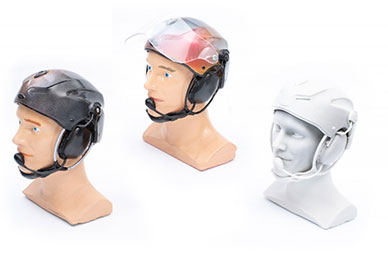 Opale Pilot Head Peter-L w/IC2 Helmet for Pilot Mike (Unpainted)