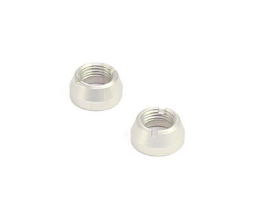 Jeti Transmitter Replacement Switch Nuts DS-16 Top (2) Silver