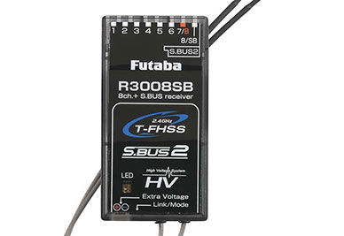 Futaba R3003SB T-FHSS 2.4GHz BiDirectional Receiver (S.Bus2) High Voltage