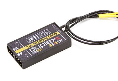 Jeti Duplex EX R3/RSW 2.4GHz Receiver & RC Switch w/Telemetry