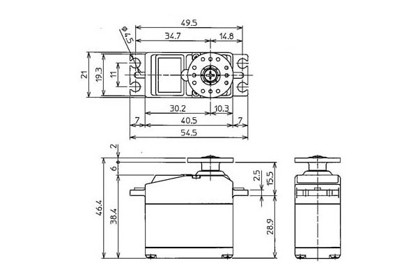 Futaba S.Bus2 BLS172SV Ultra Torque HV Digital Servo