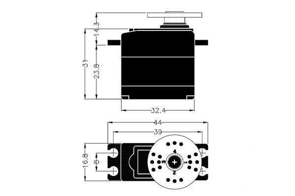 Hitec HS-225BB Servo