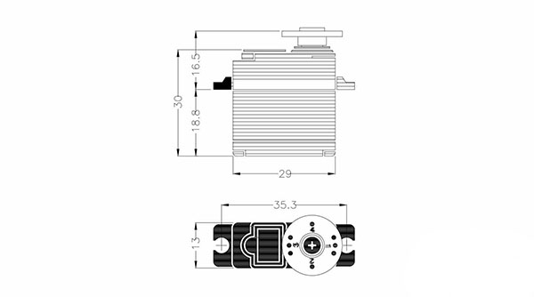 Hitec HS-5087MH Micro 7.4V Digital Servo (13mm)